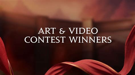 Announcing the Finalists for the Art Contest .